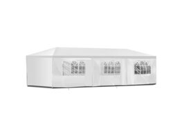 Costway 10'x30'Heavy duty Gazebo Canopy Outdoor Party Wedding Tent - White