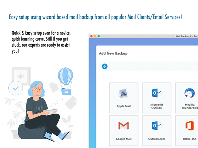 Mail Backup X Individual Edition: Lifetime Subscription