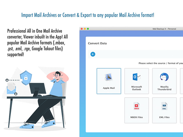 Mail Backup X Individual Edition: Lifetime Subscription