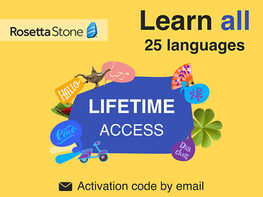 The Unlimited Lifetime Learning Subscription Bundle ft. Rosetta Stone