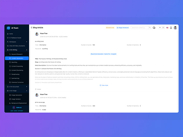 1min.AI: Lifetime Subscription (Business Plan)