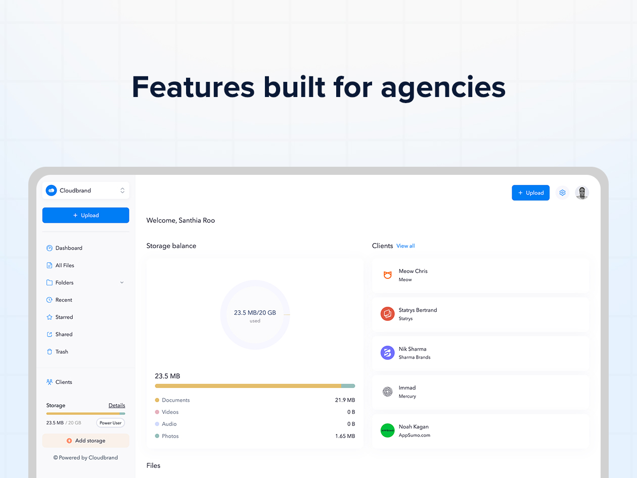 Cloudbrand Team Cloud Storage: Lifetime Subscription