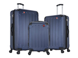DUKAP Intely 20''/28''/32'' Hardside Spinners: 3-Piece Set (Blue)
