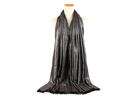 Shimmered Shawl: Two-Toned Elegance