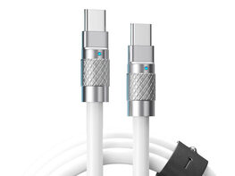 TsumoCharge® 100W USB-C Silicone Charging Cable (4-Pack)
